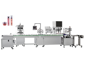 YLSR-4C automatic water emulsion filling and capping machine