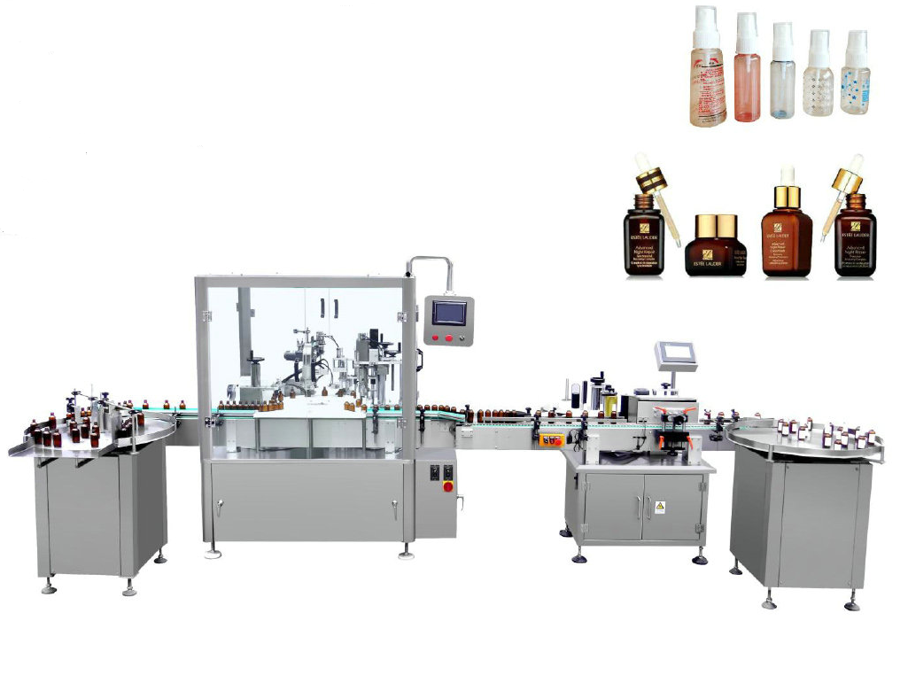 YLNX-60B Automatic filling and pump capping machine