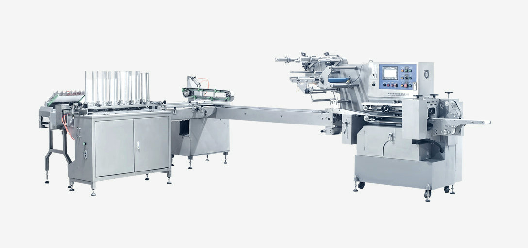 PLASTIC TRAY PACKING MACHINE