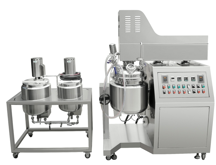 Features of vacuum homogenizing emulsifier