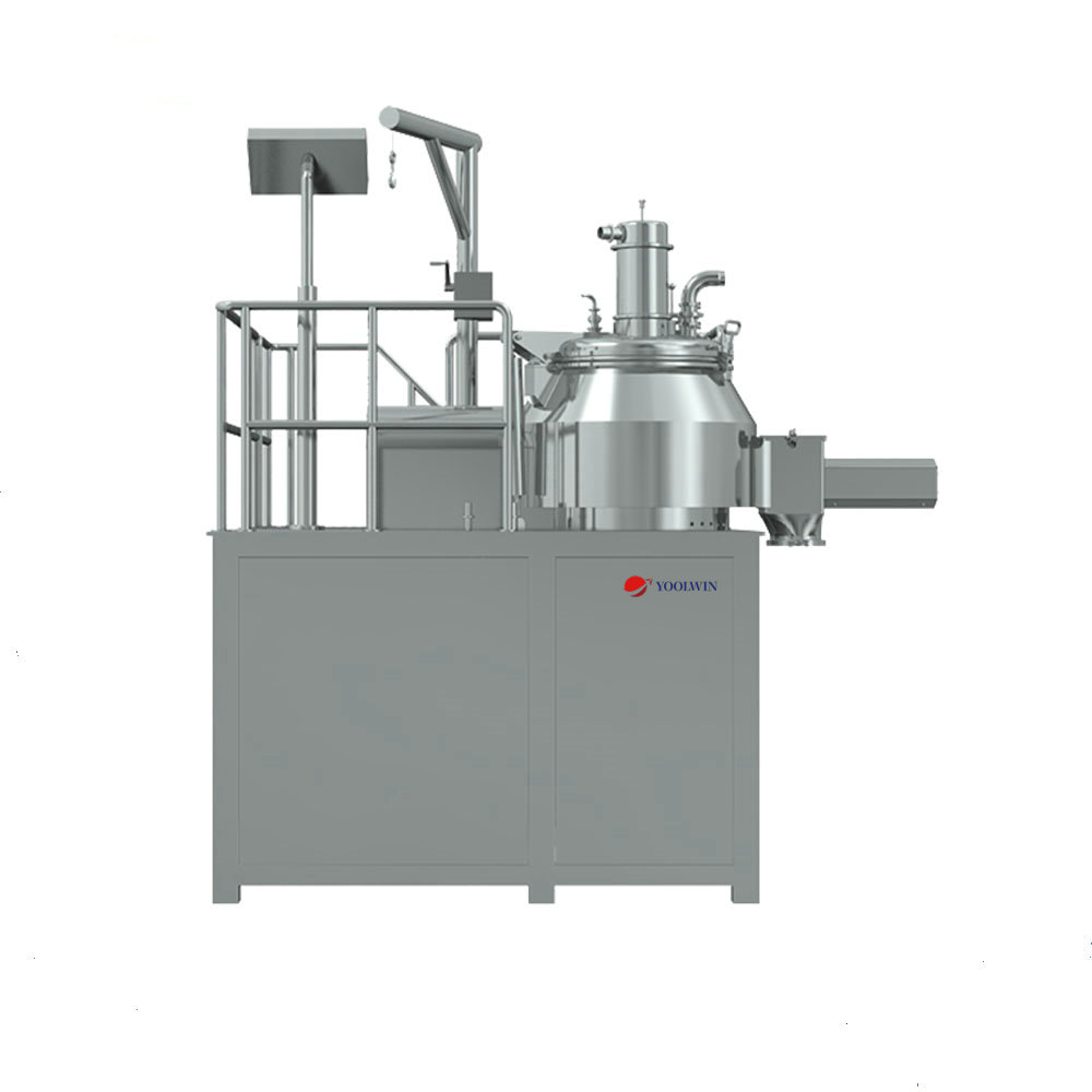 High shear wet type mixing granulator