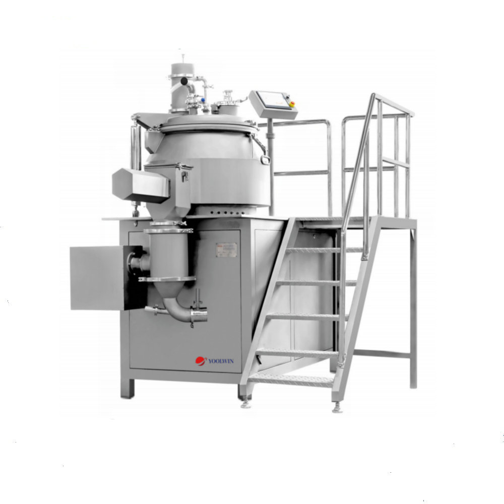 Wet type mixing granulator