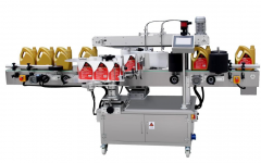 Adhesive Front and Back Labeling Machine